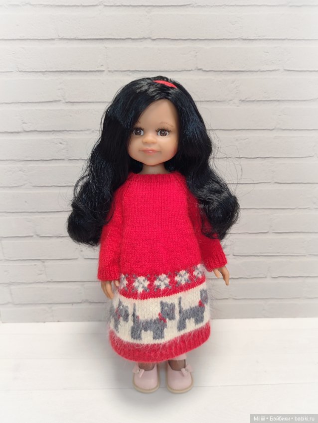 Платье Собачки для кукол Паола Рейна Paola Reina (фото 2)