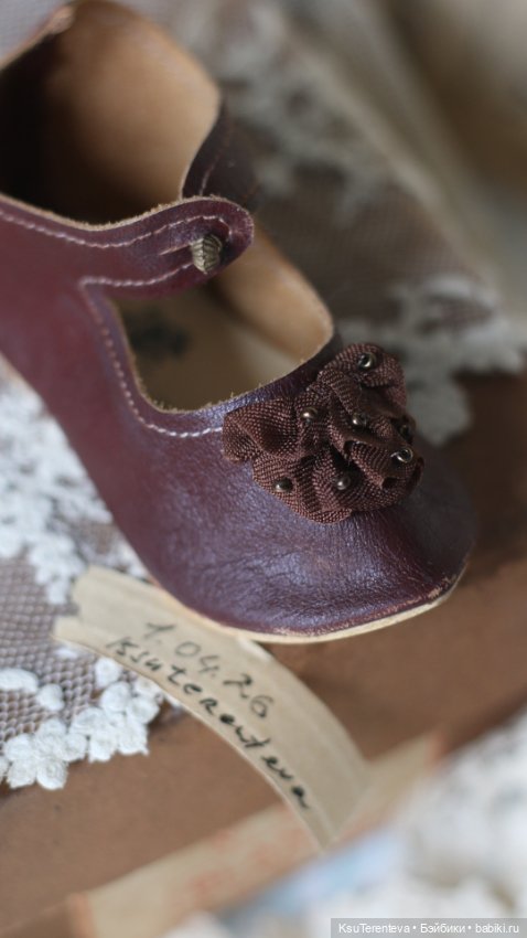 Туфли для антикварной куклы (фото 6)