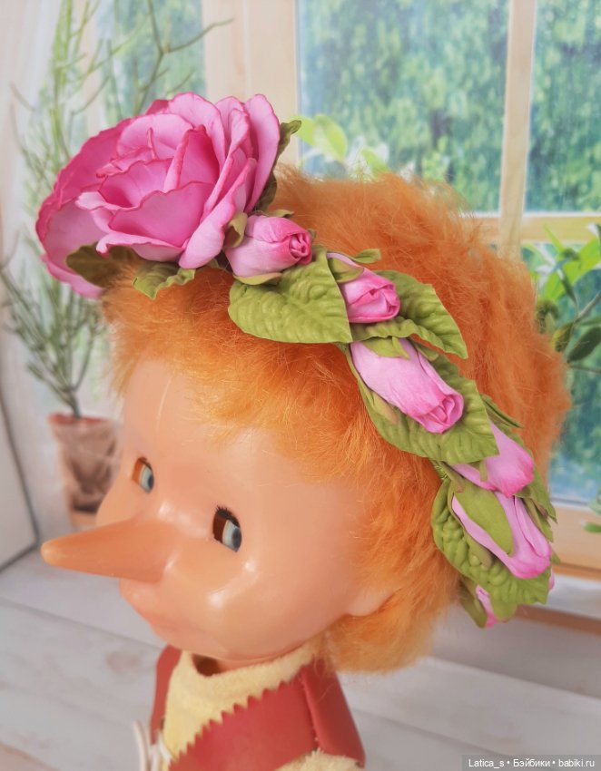 Ободок розы — Украшения и очки для кукол (фото 8)