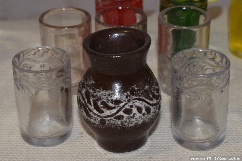 Стаканы для Паолочек — Посуда для кукол (фото 8)