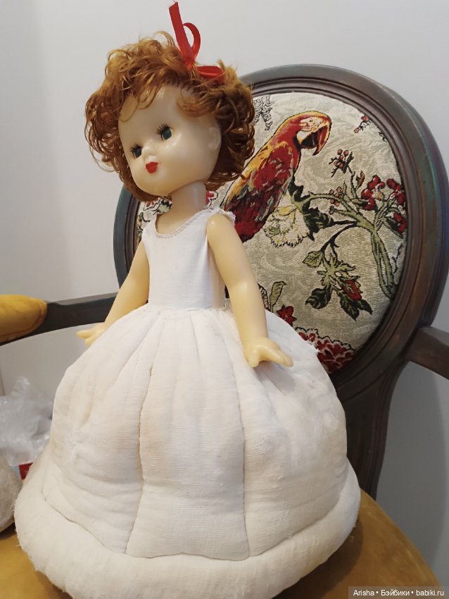 Большая Куколка СССР чайница (фото 2)