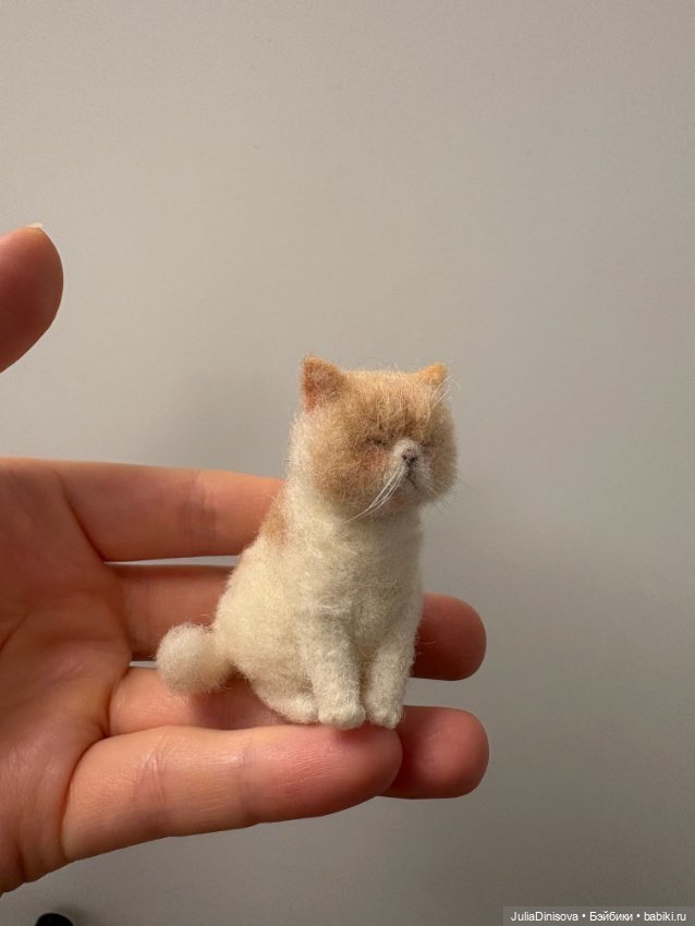 Котик ручной работы — Авторские игрушки (фото 6)