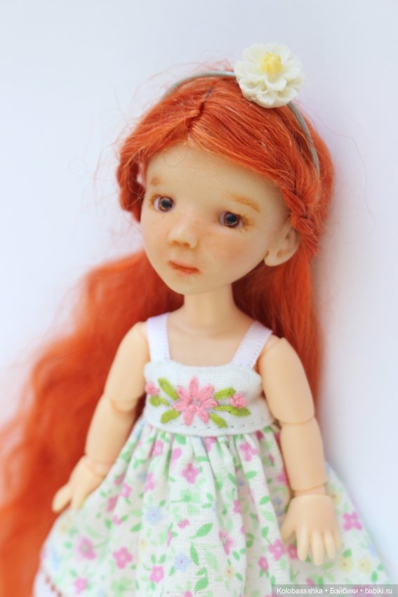 Авторская куколка Весна 13см (фото 3)