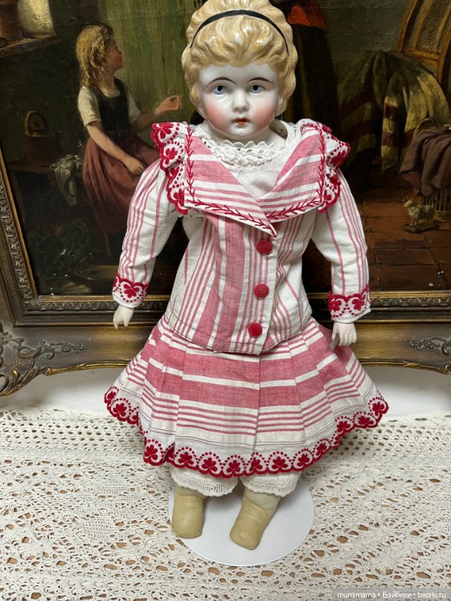 Антикварная немочка C.F Kling 193 рост 46 см (фото 5)