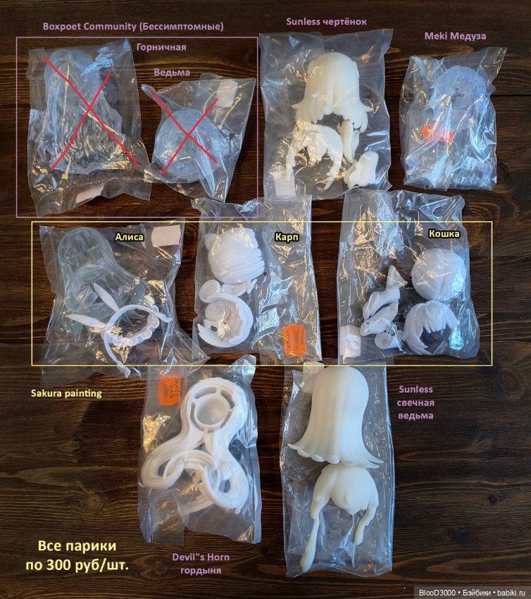 Продам части коробочных кукол, обувь, одежду