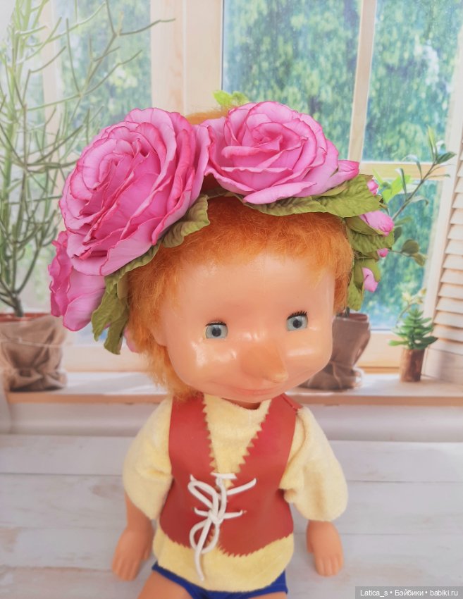 Ободок розы — Украшения и очки для кукол (фото 6)