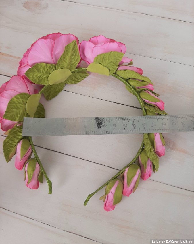 Ободок розы — Украшения и очки для кукол (фото 5)