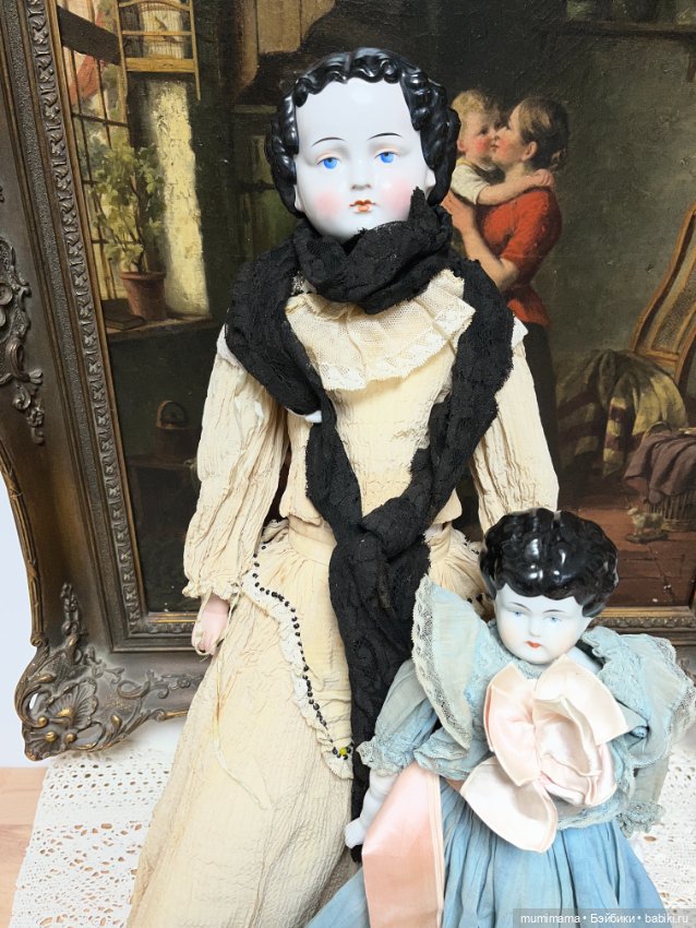 2 Большие куклы China head рост 63 и 40 см (фото 9)