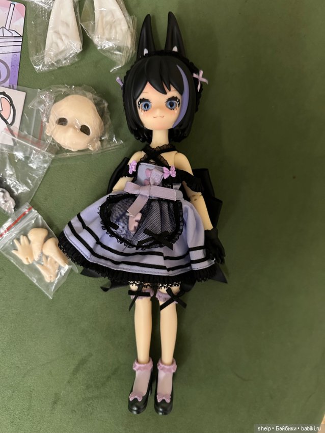 Черничная зайка UFdoll — Шарнирные куклы (не BJD) (фото 3)