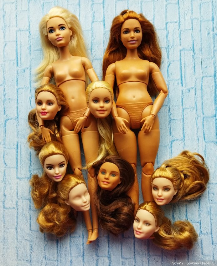 Головы и тела Барби — Игровые куклы