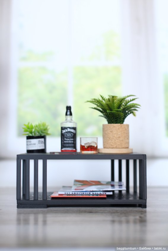 Столик журнальный 1:6 — Аксессуары для кукольных фотосессий (фото 2)