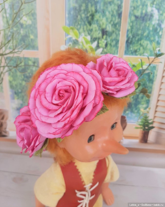 Ободок розы — Украшения и очки для кукол (фото 7)