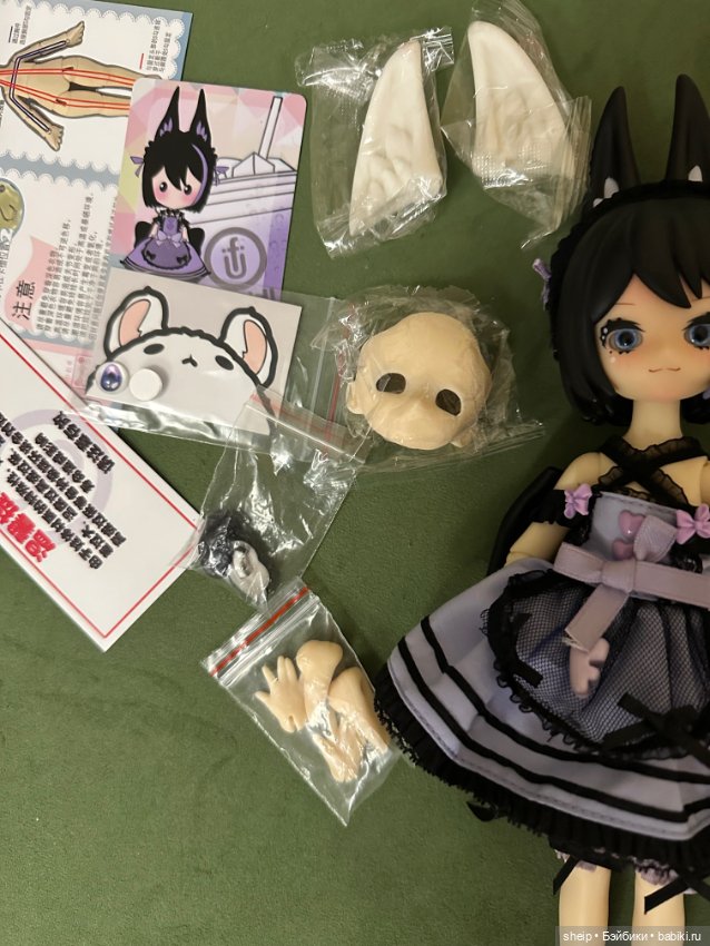 Черничная зайка UFdoll — Шарнирные куклы (не BJD) (фото 4)