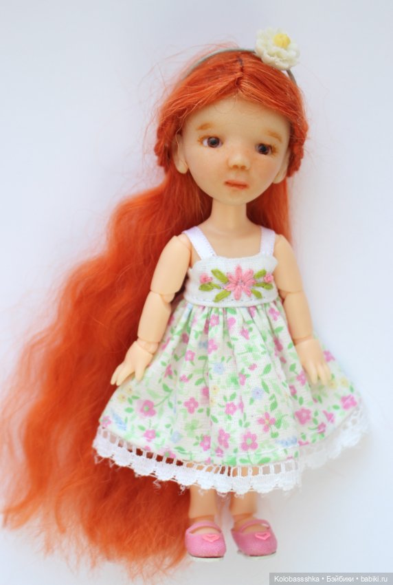 Авторская куколка Весна 13см (фото 2)