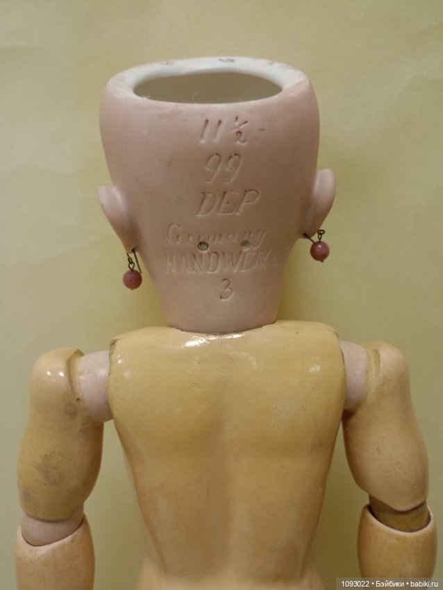 Антикварная кукла Heinrich Handwerck, молд 99 DEP (фото 10)