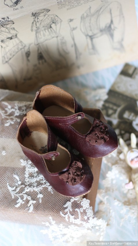 Туфли для антикварной куклы (фото 5)