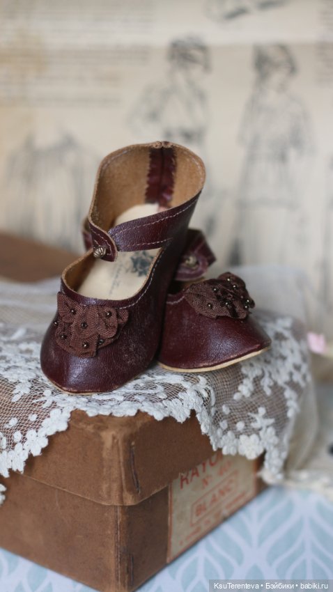Туфли для антикварной куклы (фото 2)