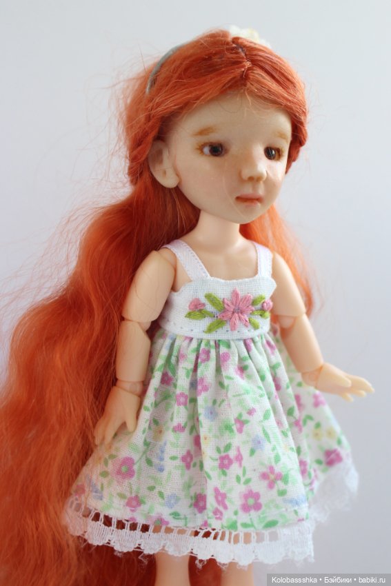 Авторская куколка Весна 13см (фото 5)