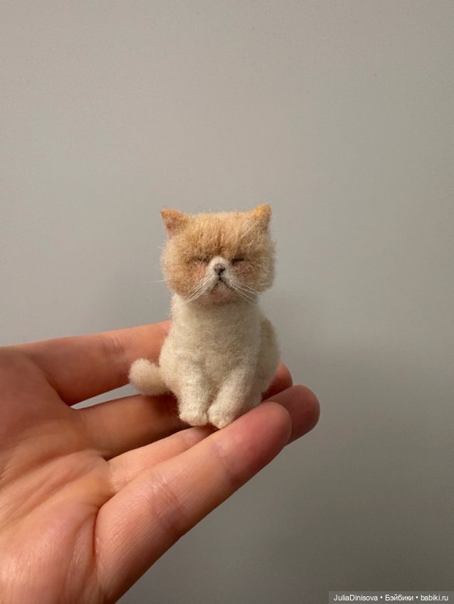Котик ручной работы — Авторские игрушки (фото 5)