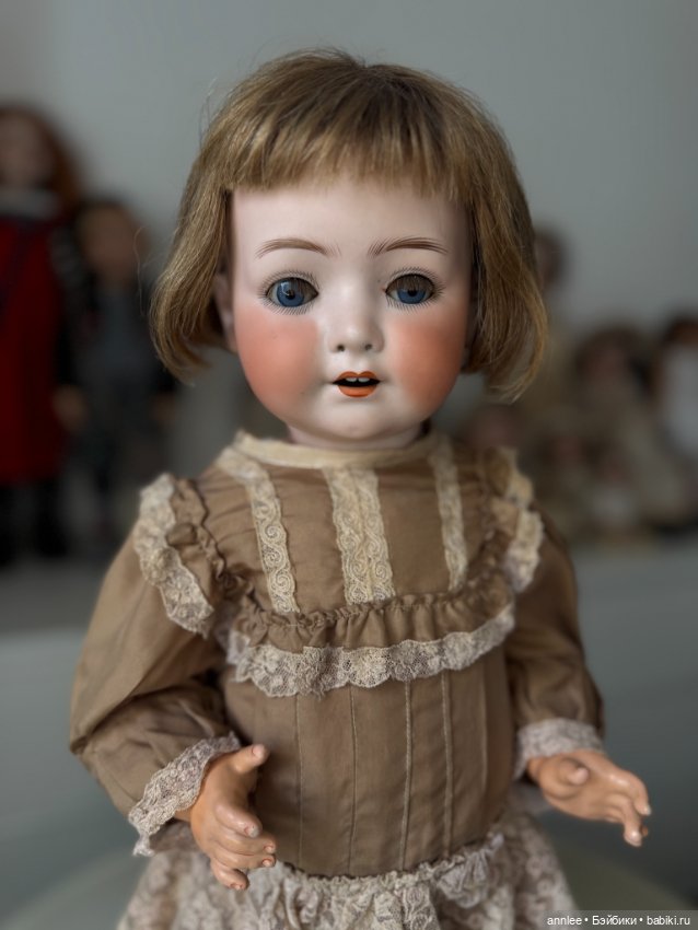 Шикарная антикварная кукла Heubach Köppelsdorf 320-6
