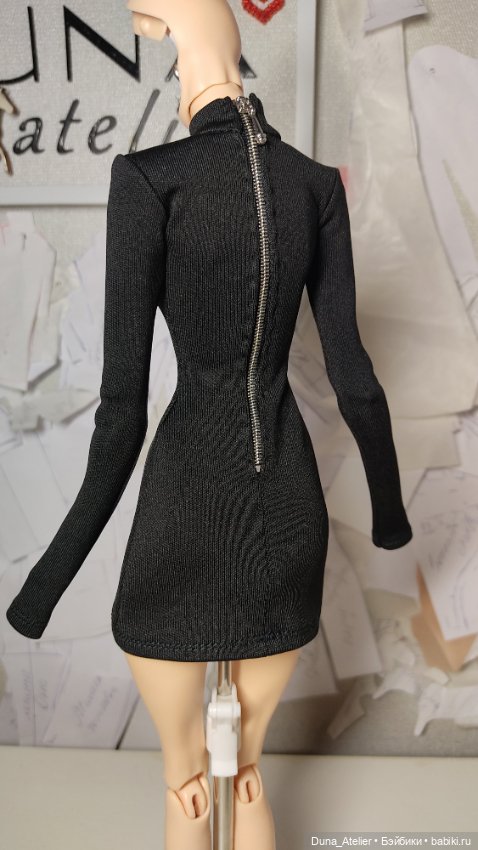 Маленькое чёрное платье — Одежда для BJD (фото 2)