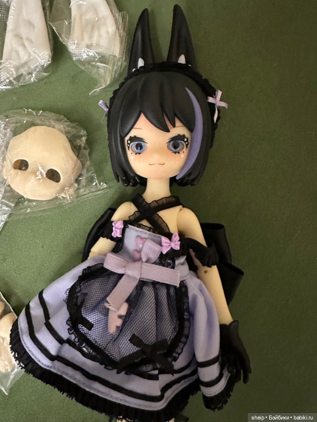 Черничная зайка UFdoll — Шарнирные куклы (не BJD) (фото 2)