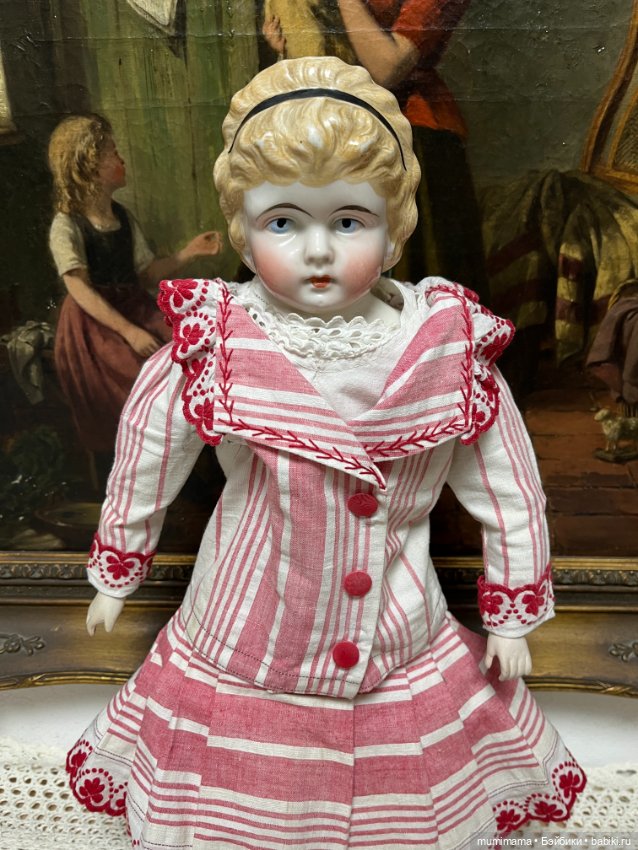 Антикварная немочка C.F Kling 193 рост 46 см (фото 4)