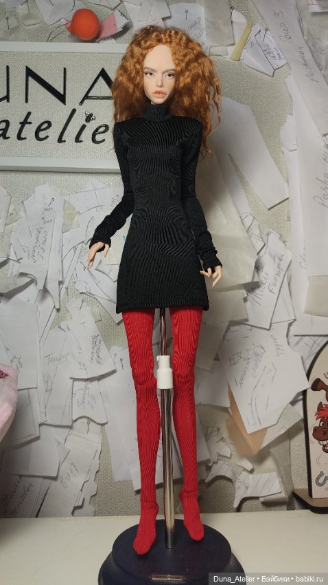 Маленькое чёрное платье — Одежда для BJD (фото 3)