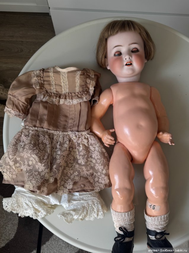 Шикарная антикварная кукла Heubach Köppelsdorf 320-6 (фото 6)