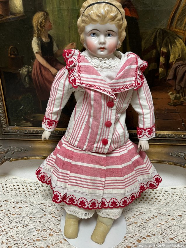 Антикварная немочка C.F Kling 193 рост 46 см (фото 3)