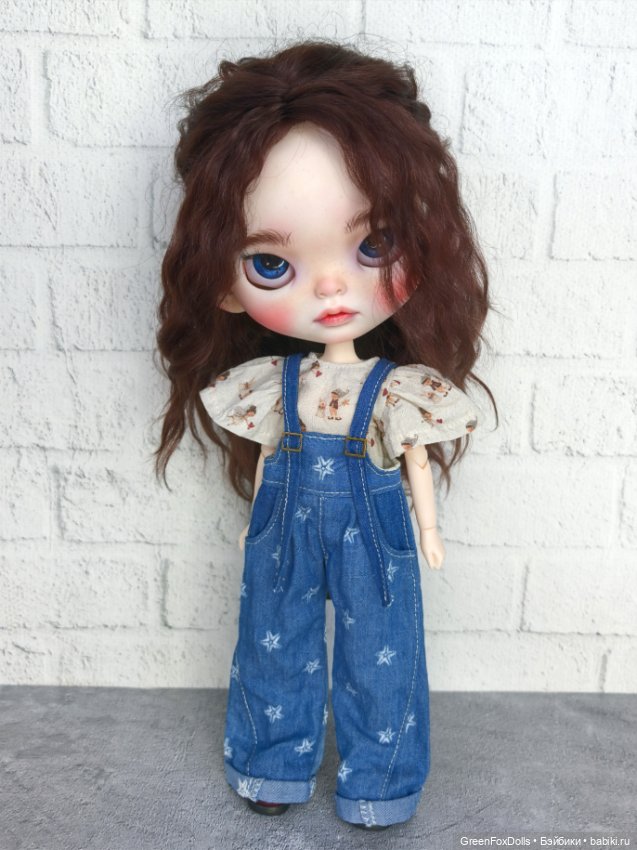 Комплект комбинезон и блузка для Блайз Blythe одежда