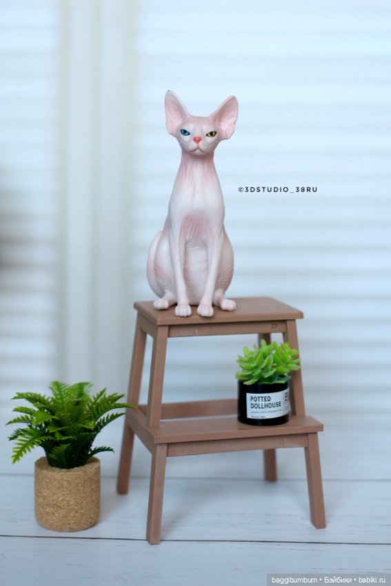 Стул икеа 1:6 — Аксессуары для кукольных фотосессий (фото 2)