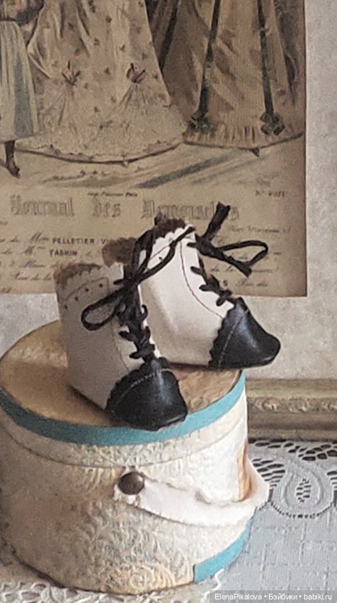 Сапожки для антикварной куклы (фото 2)