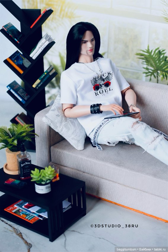 Этажерка для книг 1:6 — Аксессуары для кукольных фотосессий