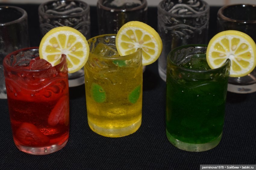 Стаканы для Паолочек — Посуда для кукол (фото 2)