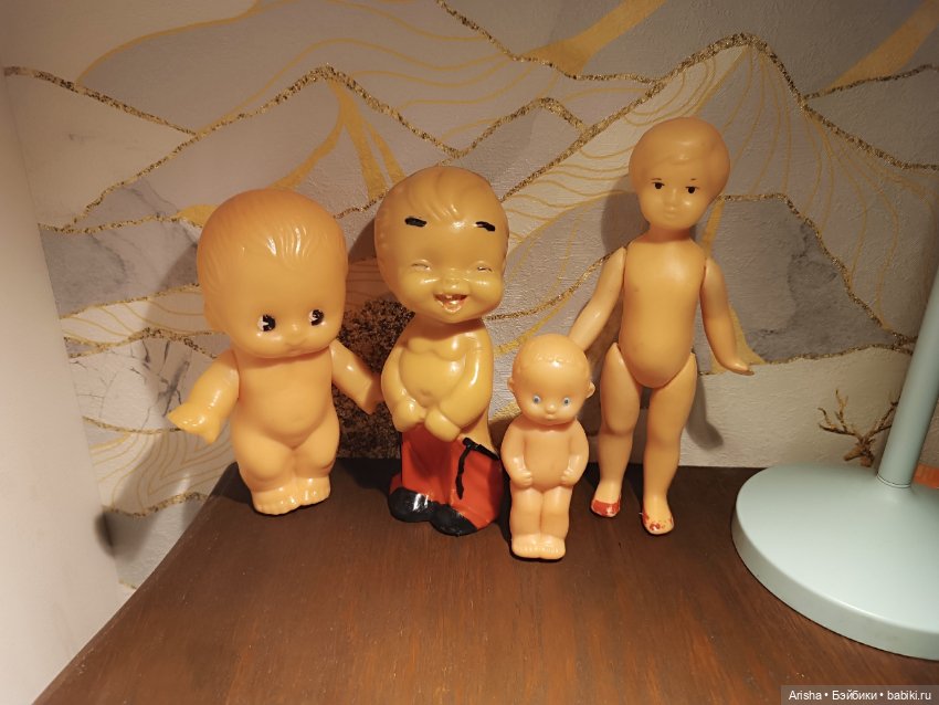 Лот разных кукол СССР — Винтажные куклы и игрушки детства