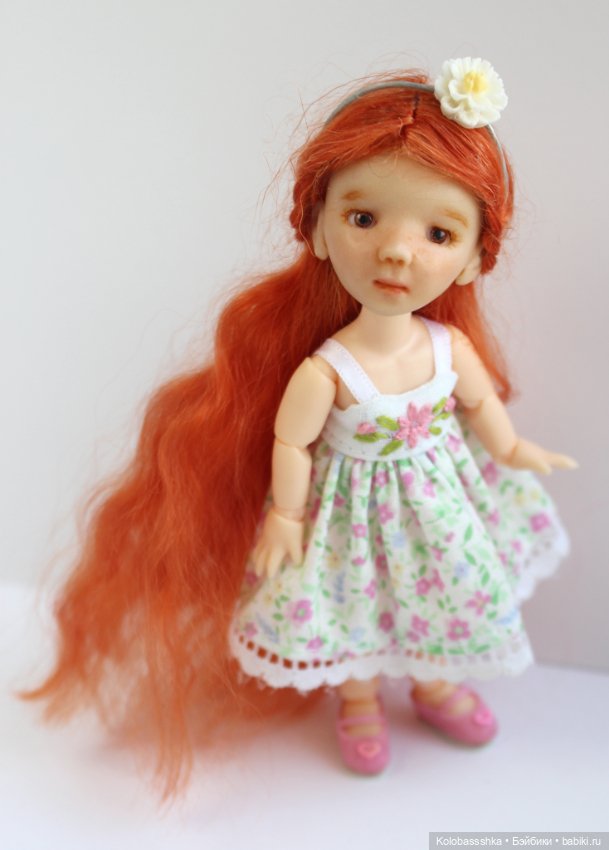 Авторская куколка Весна 13см (фото 6)