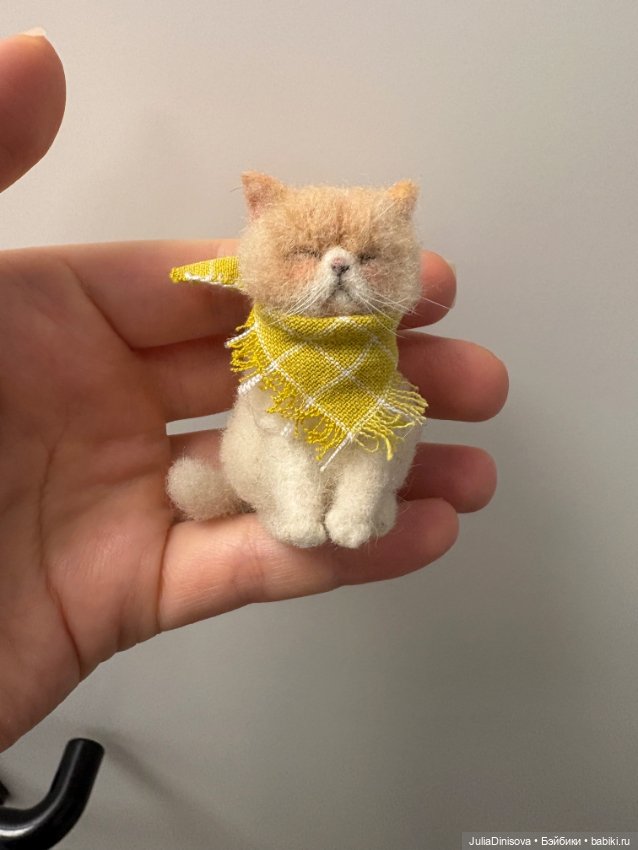 Котик ручной работы — Авторские игрушки