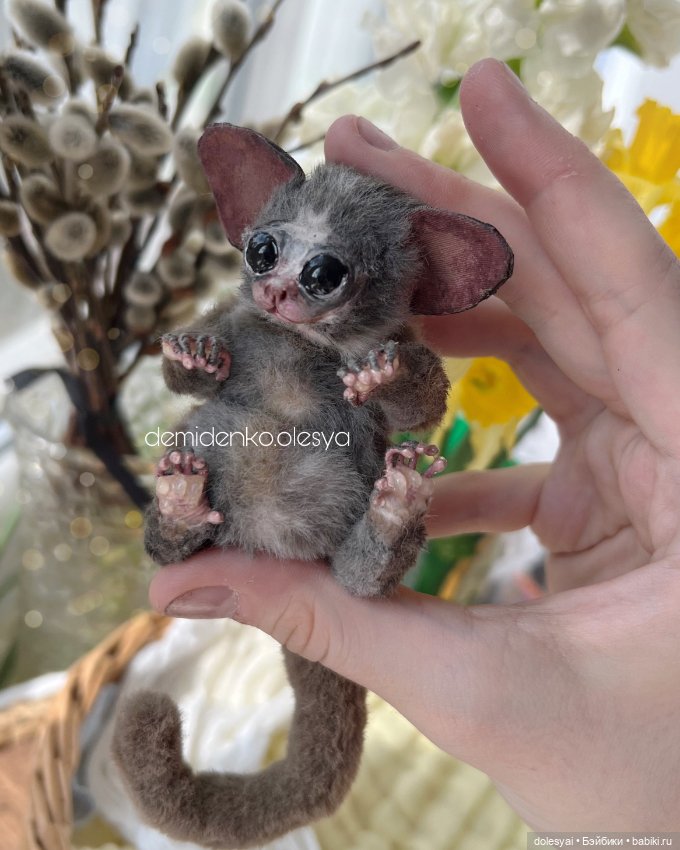 Сенегальский галаго — Авторские игрушки (фото 10)
