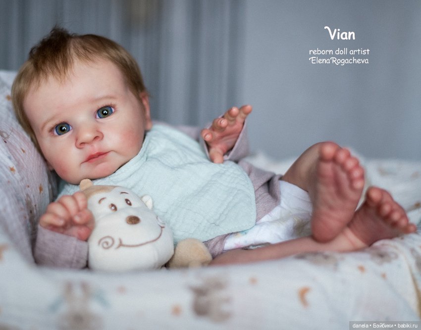 Кукла реборн Vian — Куклы реборн (фото 7)