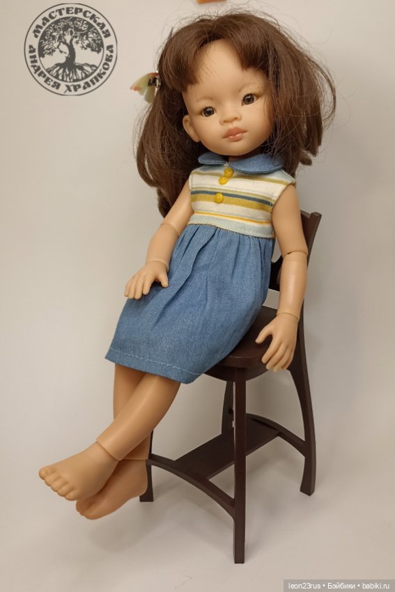 Барный стул — Кукольная мебель (фото 2)