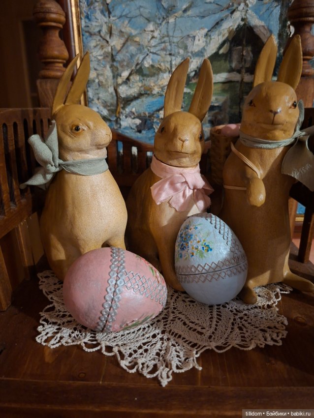 Яйца бонбоньерки(сюрпризницы) в антикварном стиле (фото 2)