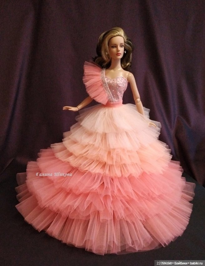 Роскошное платье для кукол Тоннер Tonner (фото 7)