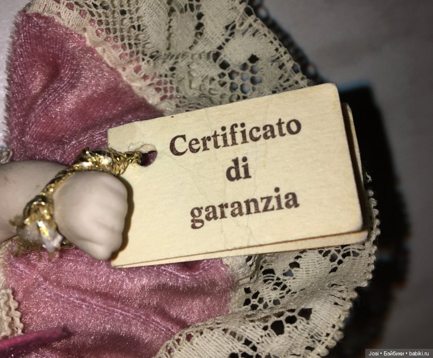 Крохотная Итальянка 11см полностью фарфор (фото 7)