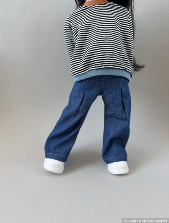 Комплект джинсы и лонгслив для Готц 36 см (фото 5)