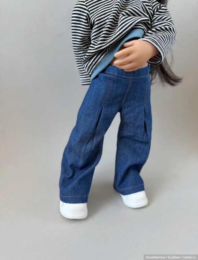 Комплект джинсы и лонгслив для Готц 36 см (фото 6)