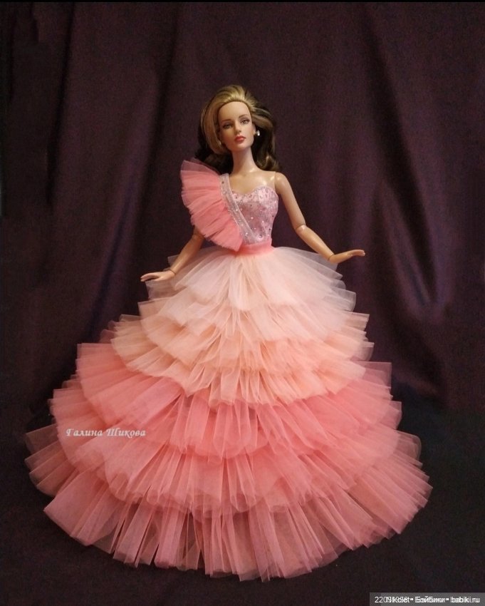 Роскошное платье для кукол Тоннер Tonner (фото 6)