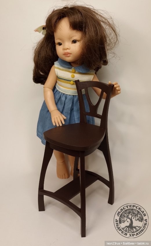 Барный стул — Кукольная мебель (фото 4)