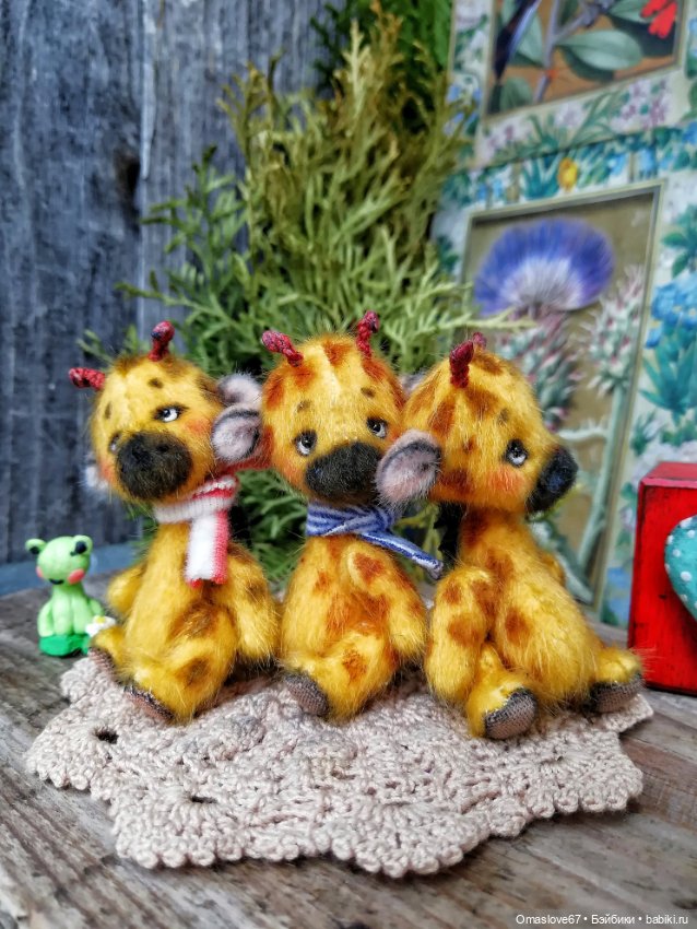 Мини жирафик — Авторские игрушки (фото 7)