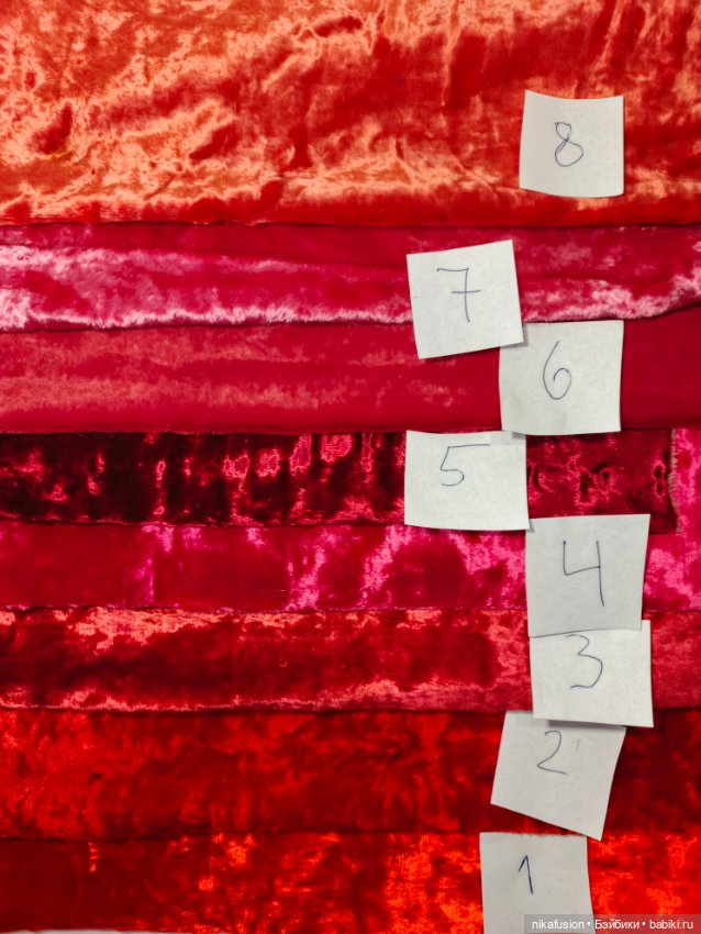 Плюш СССР натуральный красный (фото 2)